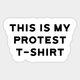 Protest Sticker